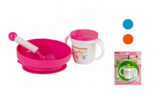 ست سه تکه ظرف غذای کودک D&R