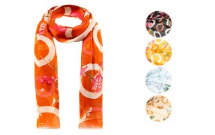 شال نخی طرحدار