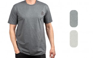 تیشرت آستین کوتاه ملانژ Nikan