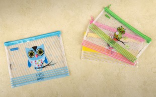 پوشه زیپ دار طرح فانتزی