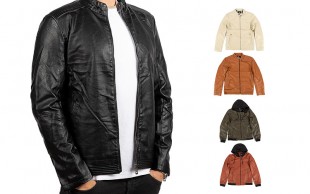 کاپشن چرم Wind Wolf