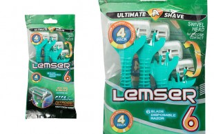 تیغ 6 لبه پفکی Lemser