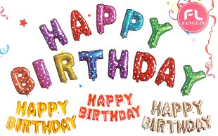 بادکنک فویلی Happy Birthday