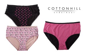 لباس زیر زنانه سایز بزرگ Cotton Hill