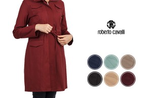 مانتو پاییزه طرح roberto cavalli