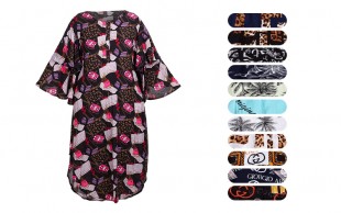 پیراهن ساحلی آستین کلوش