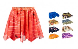 دامن کوتاه حریر