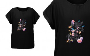 تاپ زنانه طرح گل