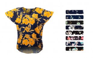 تونیک نخی گلدار