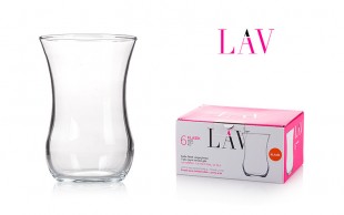 ست استکان کمرباریک LAV