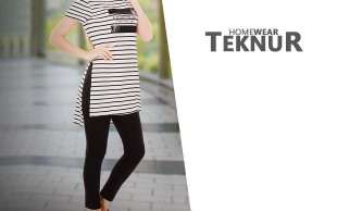 ست تیشرت و شلوار زنانه TEKNUR