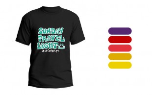 تیشرت چاپدار مردانه طرح SUNDAY