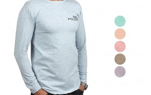 تیشرت ساده آستین بلند طرح POLICE