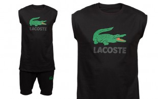 رکابی شلوارک مردانه طرح Lacoste
