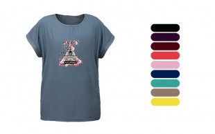 تیشرت زنانه طرح ایفل