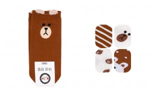 جوراب زنانه طرح Teddy