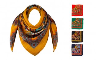 روسری نخی طرح اسلیمی