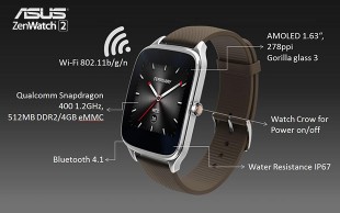 ساعت هوشمند ASUS 