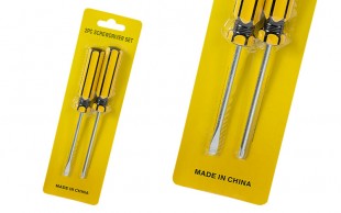 پیچ گوشتی دو رنگ کوچک دو عددی