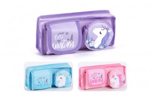 جامدادی طرح یونیکورن جیب دار