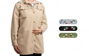 مانتو کتان زنانه گلدوزی