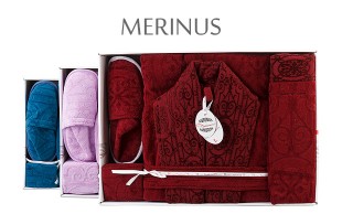 ست کامل حوله حمام MERINUS مدل آنتیک