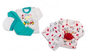 ست سه تکه نوزادی baby papion