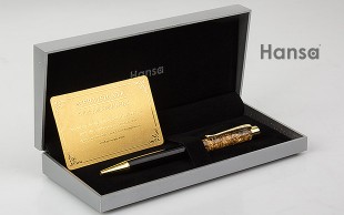 خودکار طلایی زرین Hansa