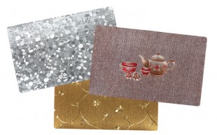 زیر بشقابی طرحدار