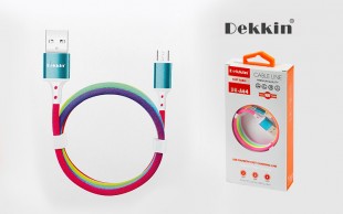 کابل شارژ اندروید رنگی DEKKIN مدل DK-A64