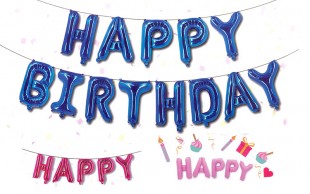 بادکنک فویلی Happy Birthday