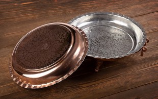 ظروف مسی طرحدار