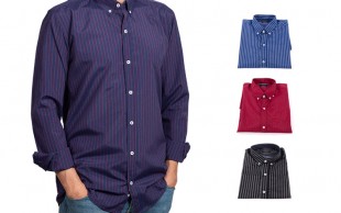 پیراهن مردانه راه راه طرح D&G