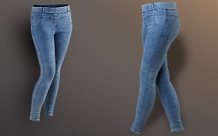 شلوار طرح جین TAVOOS