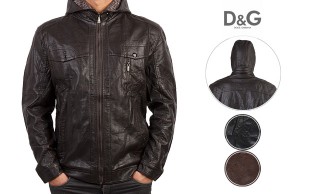 کاپشن چرم D and G