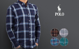 پیراهن چهارخانه مردانه طرح Polo