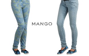 شلوار جین زنانه طرحدار MANGO