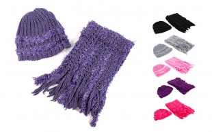 ست شال و کلاه زنانه موهر