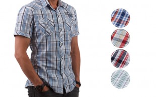 پیراهن آستین کوتاه مردانه Shankala