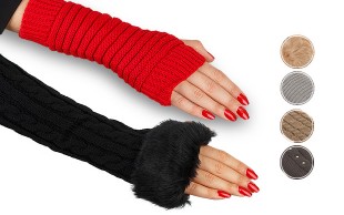 دستکش بافت بدون انگشت