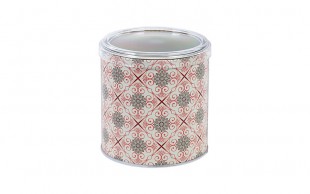 قوطی فلزی درب کریستالی