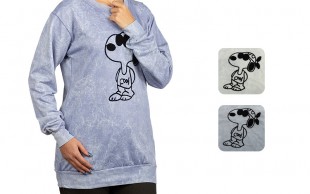 بلوز آستین بلند زنانه SNOOPY