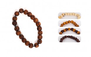 دستبند مهره چوبی