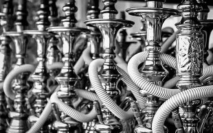 سرویس چای و قلیان دو نفره باغ ایلیا