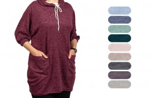 هودی بافت کلاه دار زنانه