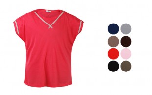 تیشرت زنانه سایز بزرگ Shiny