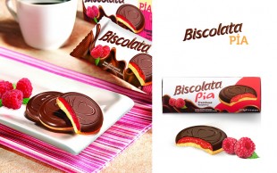 کیک شکلات تمشک Biscolata