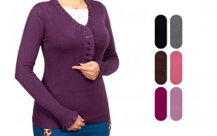 بلوز بافت یقه هفت GAP