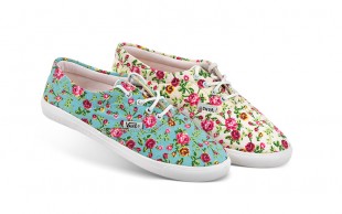 کفش ونس گلدار زنانه