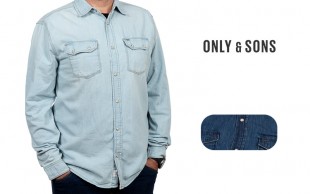 پیراهن جین مردانه ONLY & SONG